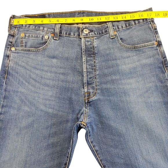 Vintage Levi's 501 Denim Jeans Mens 36x30 Blue Button Fly Single‎ Stitch - Picture 14 of 16